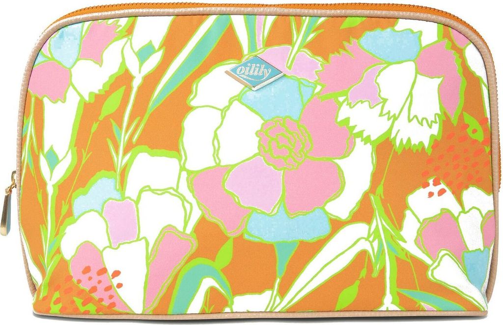 Oilily Kulturbeutel Chiara Cosmetic Bag Carnation Sudan Brown bunt