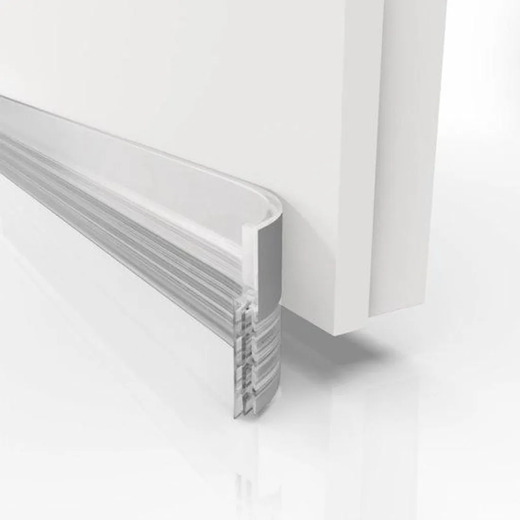 Joint de porte blanc anti-bruit et froid : solution autocollante 100cm