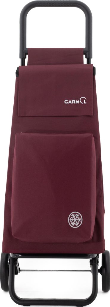 Garmol Einkaufswagen mit Thermo-Kühltasche - 2 Räder, 55L Kapazität, klappbar