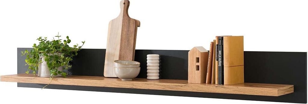 Wandboard Catania - Anthrazit Wotan Eiche Produktbild 