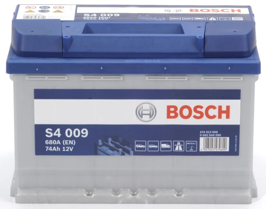 Batterie Bosch S4009 74Ah technologie PowerFrame haute performance