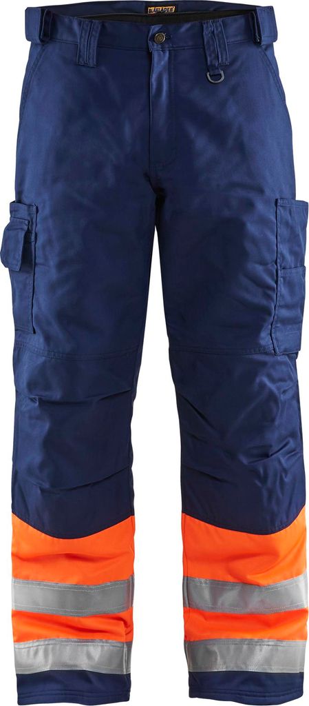 Blakläder High Vis Bundhose 1862 1811 in div. Farben, Farbe:orange/marineblau, Größe:D100 (D25)