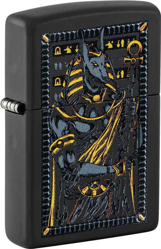 Zippo Anubis Benzinfeuerzeug, Windfest, Original, Lebenslang mit 2019