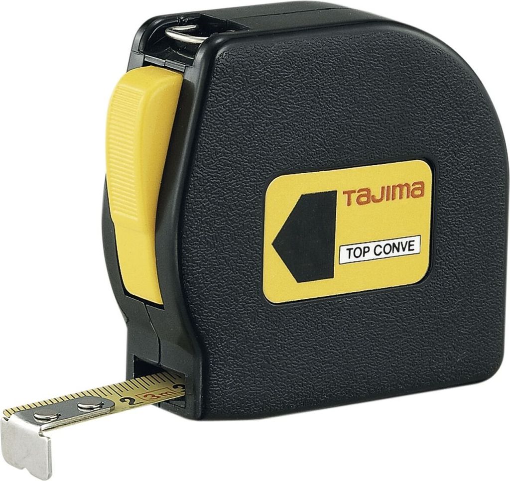 Tajima Taschenbandmaß TOP CONVE 3,5mx13mm gelb