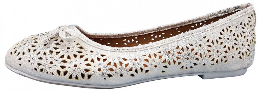 Laufsteg München  Damenschuhe Ballerinas Ballerina Weiß Produktbild 
