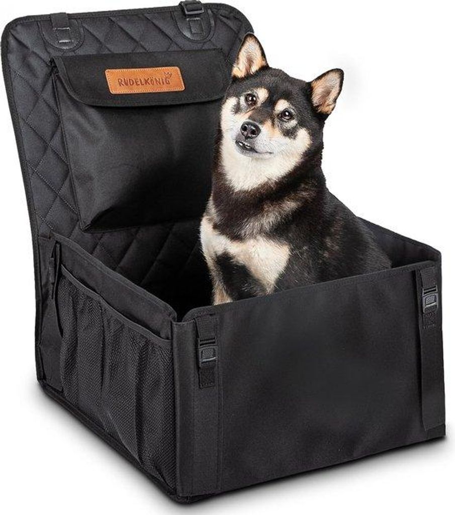 Hundebügel für kleine und mittelgroße Hunde, Wasserabweisender Hundefußbügel für den Rücksitz, schwarzer Kunststoff