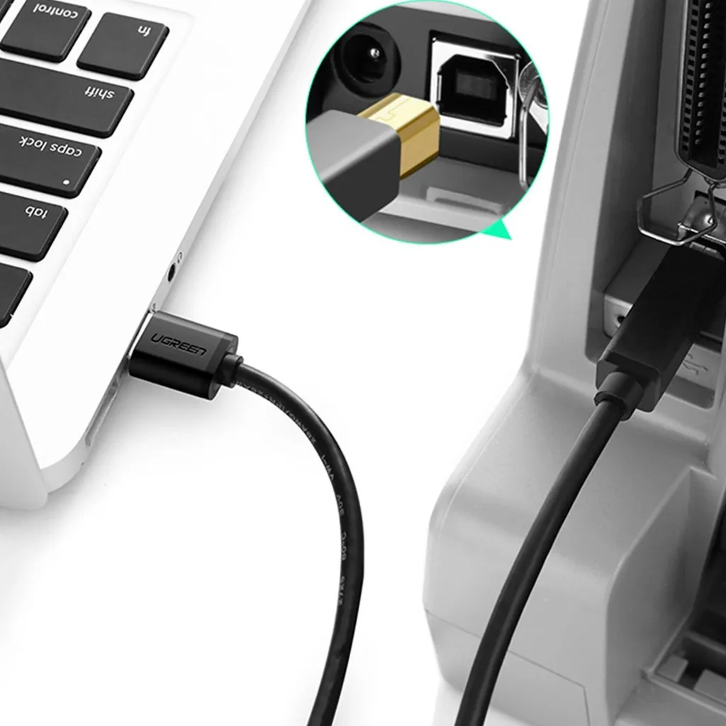 Cavo USB 3.0 per Stampante Ugreen US210 1m | 5Gbps Professionale Nero - 14