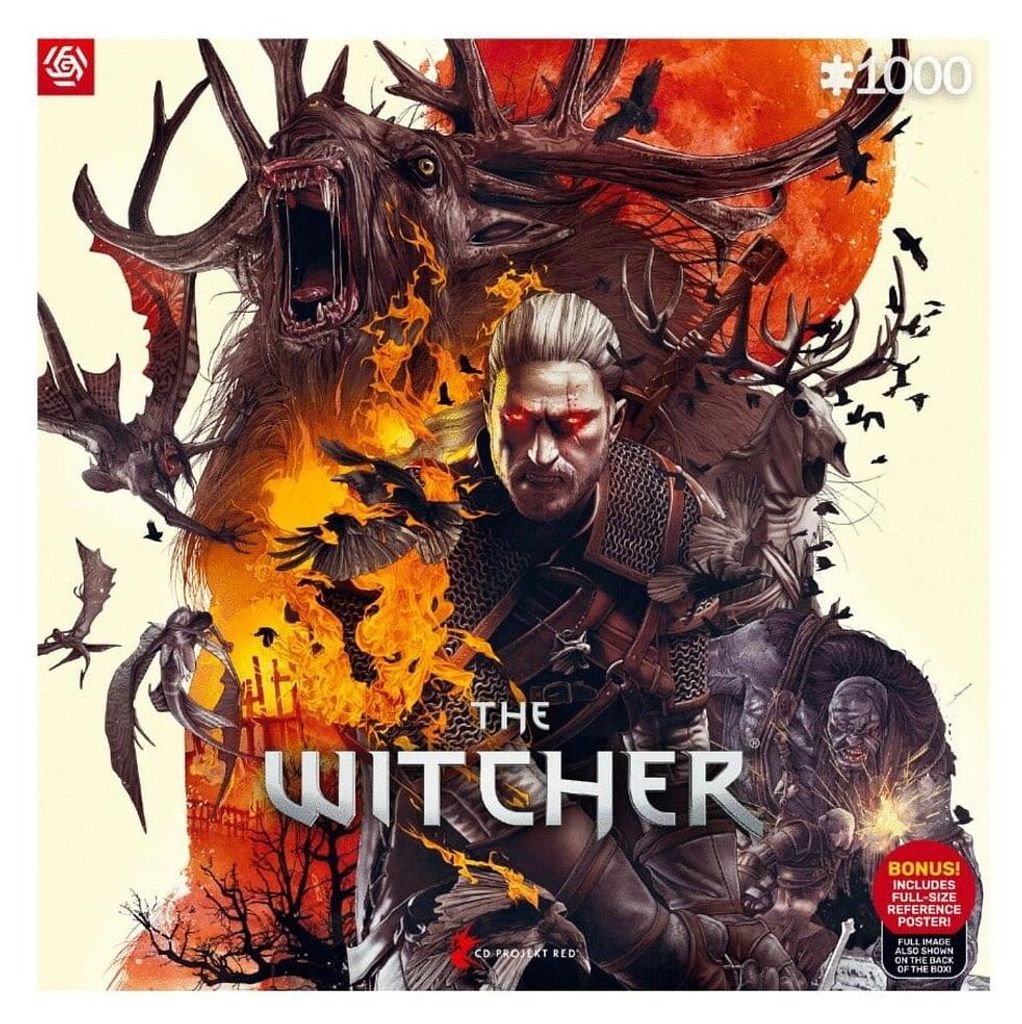 Good Loot Gaming Puzzle: The Witcher Monsters, 1000 Teile