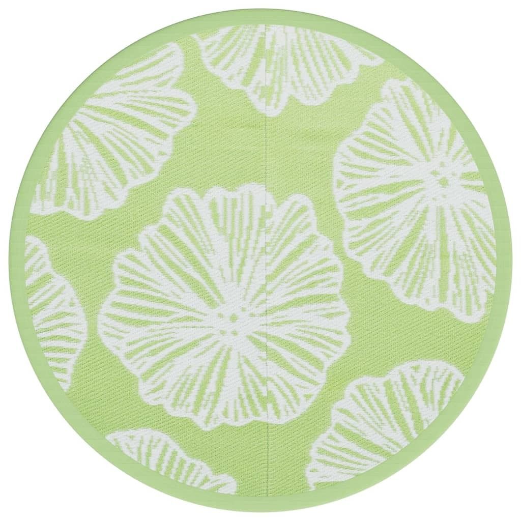 Outdoor-Teppich ARAKIL Grün Ø120 cm PP