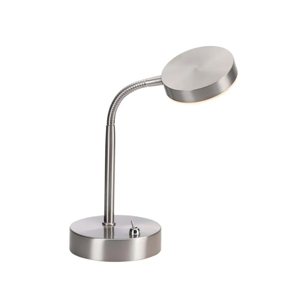 Luce da Lettura LED Acciaio 30cm Flexo - Comfort per i tuoi Occhi