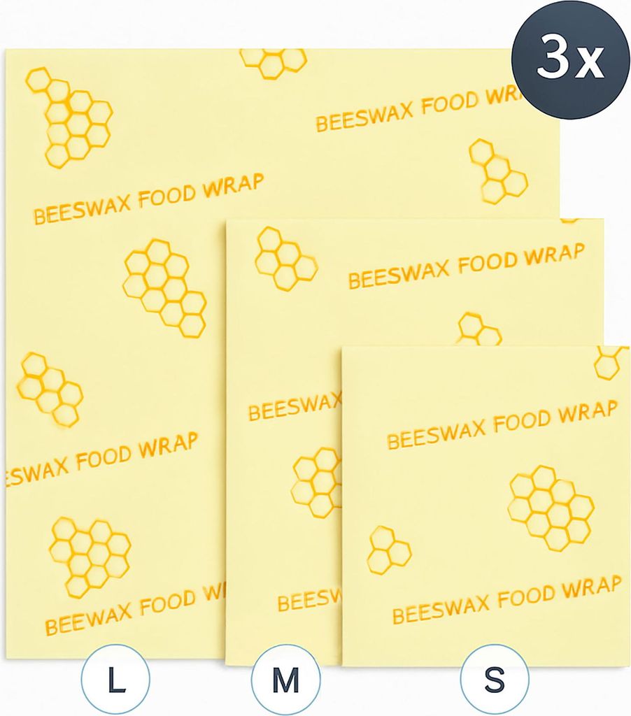 Natural Line® Bienenwachstücher Set 3-teilig Produktbild 