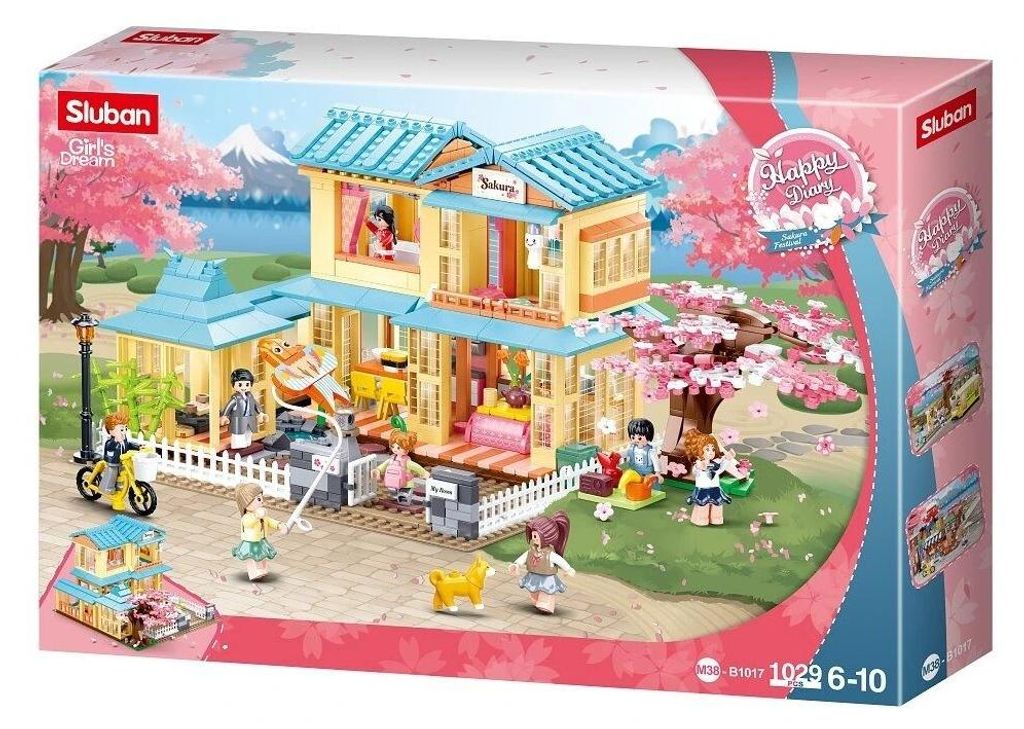 Sluban Girls Dream M38-B1017 Dům se sakurou