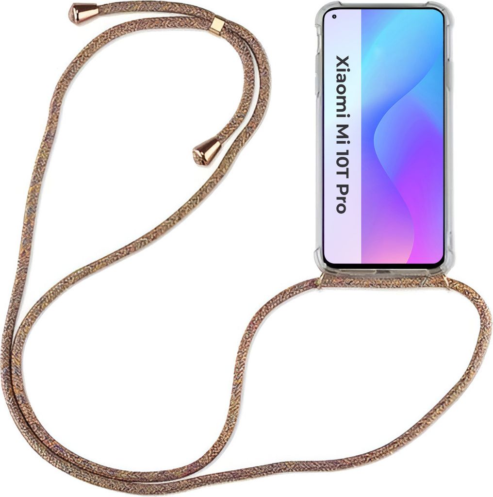 Handykette Xiaomi Mi 10T Pro Handyhülle mit Band Hülle Kordel Handy Tasche Cover