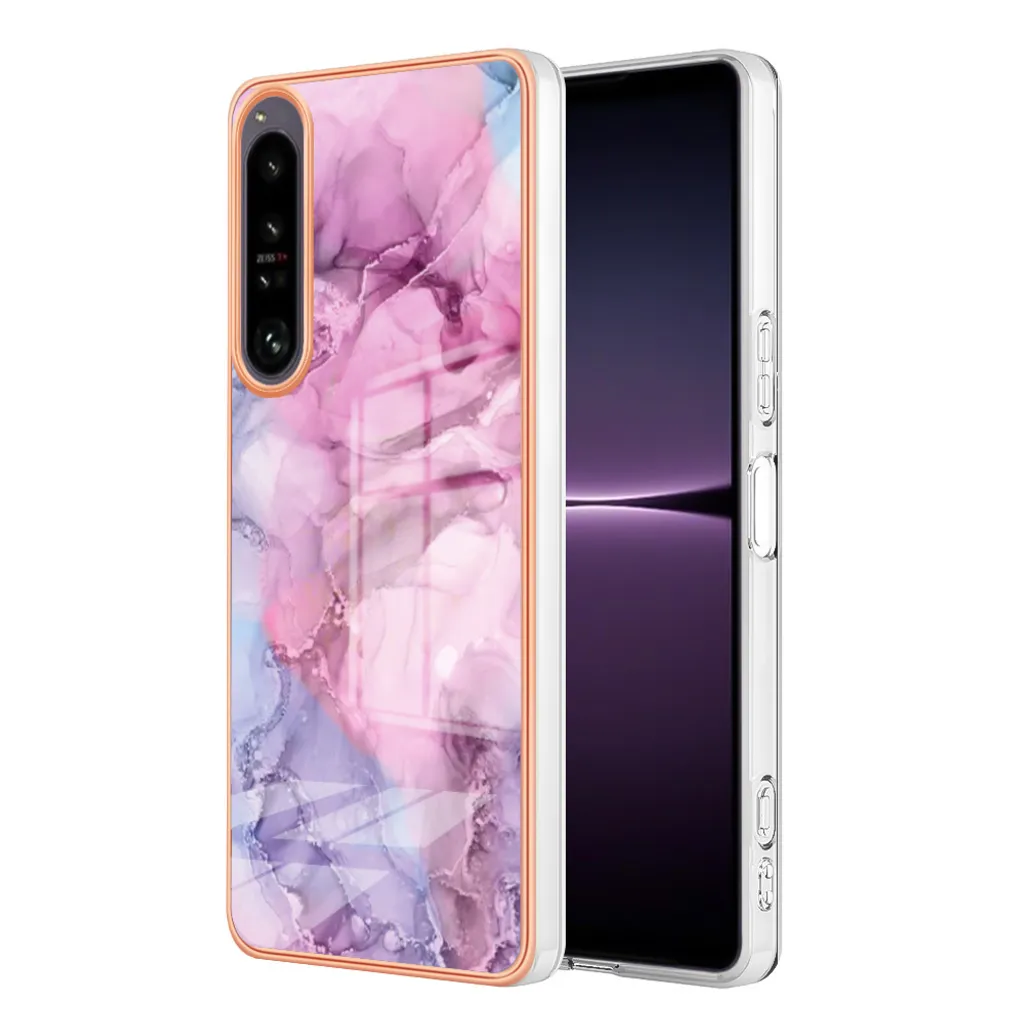 Custodia Sony Xperia 1 IV Rosa Antiurto | Cover Silicone TPU Fantasia