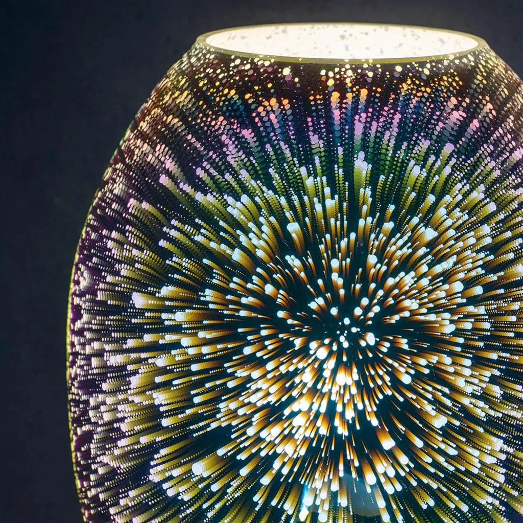 Lampe design sphérique chromée STELLAR - Éclairage intérieur verre E14 - 4