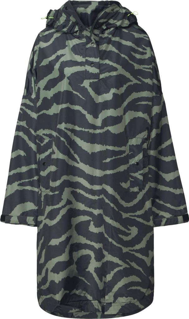 Street One OP_Printed Rain Poncho Black one Produktbild 