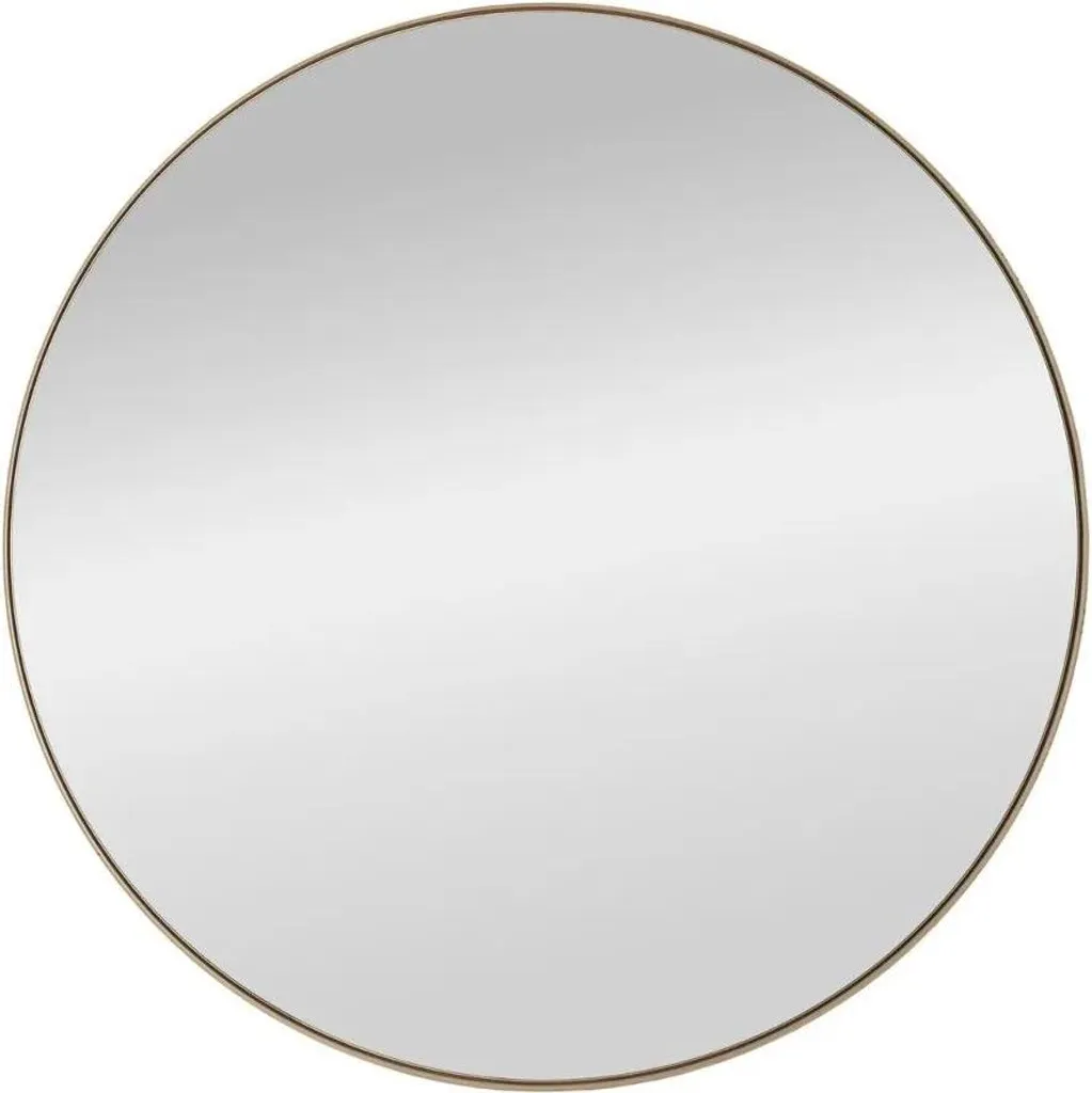 Miroir rond or PATINA : illuminez vos pièces sombres avec élégance