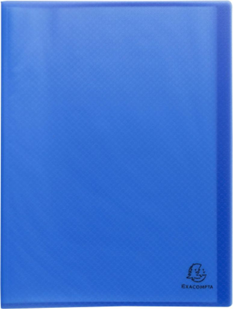 Exacompta 15x Sichtmappe A4, 50 Hüllen, RC-PP mittelfest, Opak Hellblau - 78552E