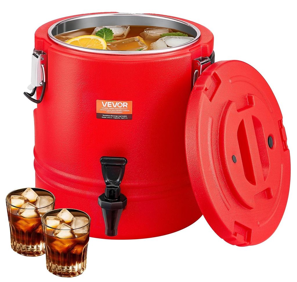 VEVOR Dispensador de Bebidas Térmico 11,4 L con Grifo, Imagen del producto 