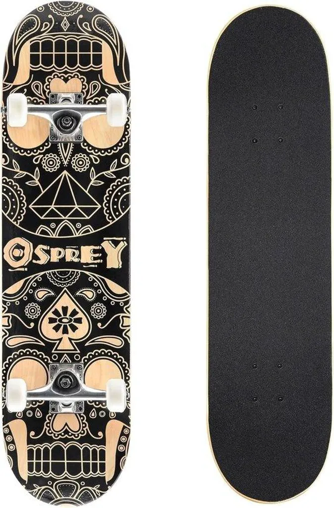 Skateboard Double Kick Trick 79x20 cm en bois d'érable pour débutant