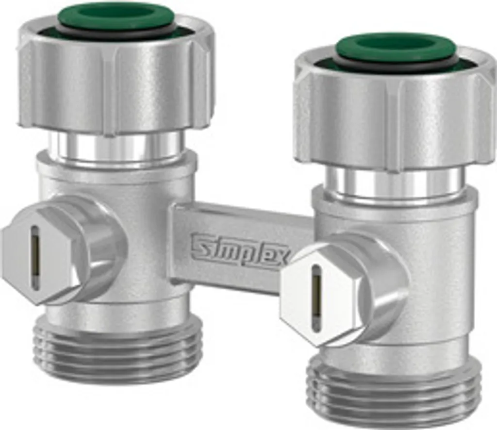 Bloc de jonction radiateur Simplex G3/4 pour circuit eau de chauffage