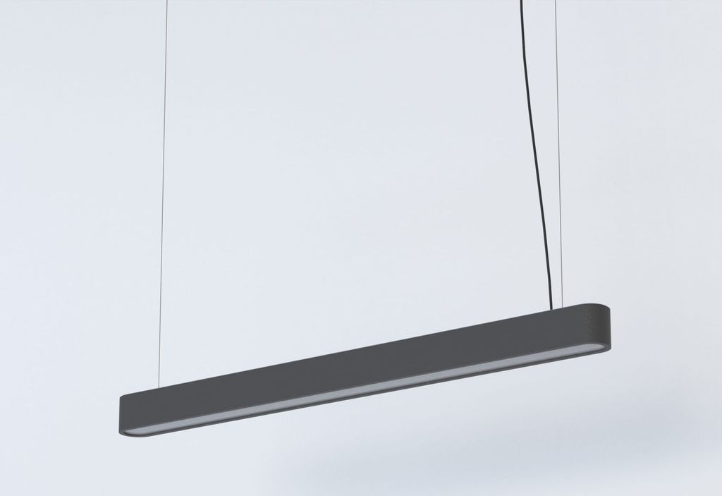 Żyrandol SOFT grafitowo-biały 1xG13x16W aluminium Zdjęcie produktu 