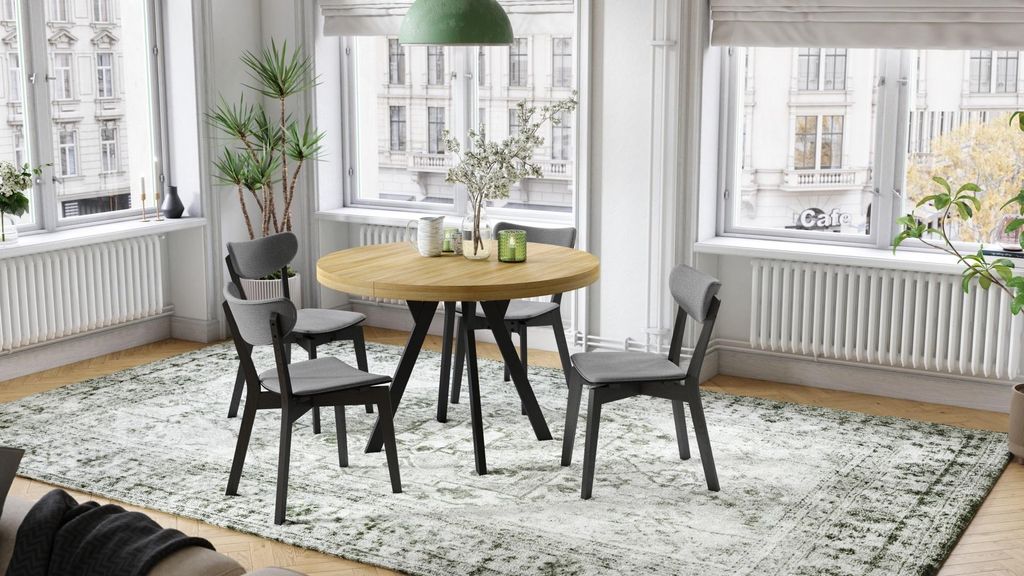 Design Esstisch rund Expanso ausziehbar 110 bis 310 cm Tisch Esszimmer