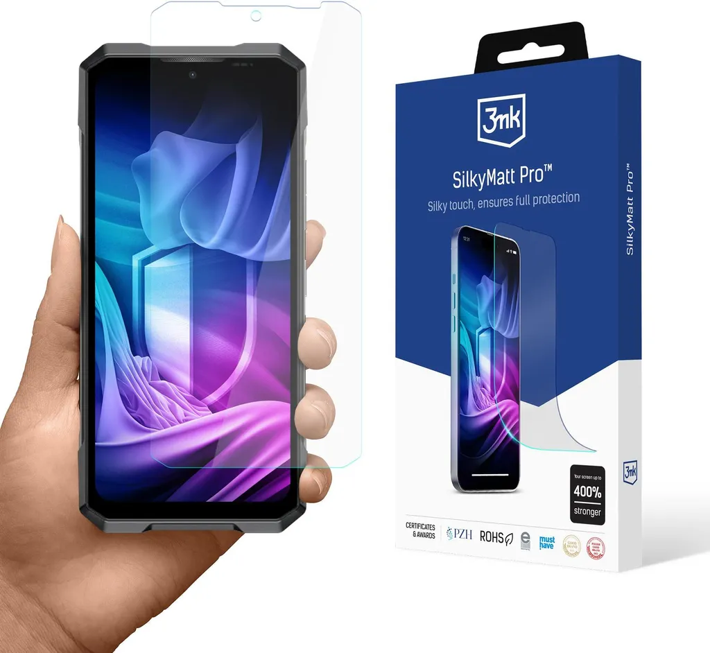 3mk Silky Matt Pro per Doogee Blade GT Ultra: Pellicola Opaca Anti-Riflesso