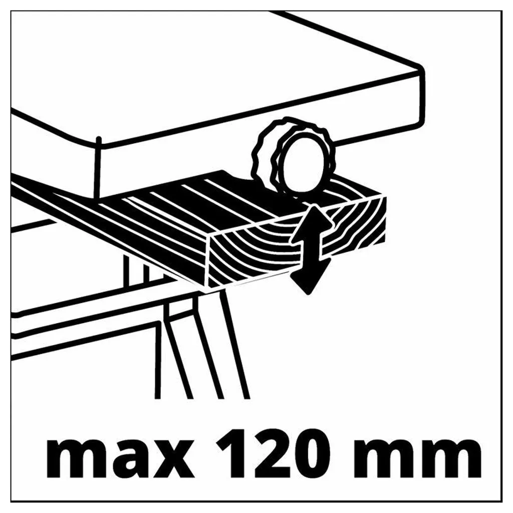 Dégauchisseuse raboteuse Einhell TC-SP 204/2 pour menuiserie de précision - 4