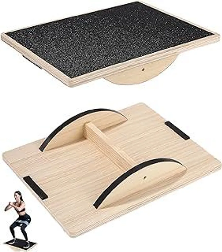 Tavola Equilibrio Legno Antiscivolo: Core Stability e Forza Gambe