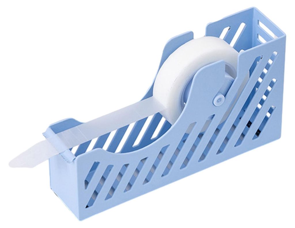 Tragbarer Klebebandhalter, leichter und robuster Tischabroller aus Eisen, minimalistisches Design, Büroaccessoire