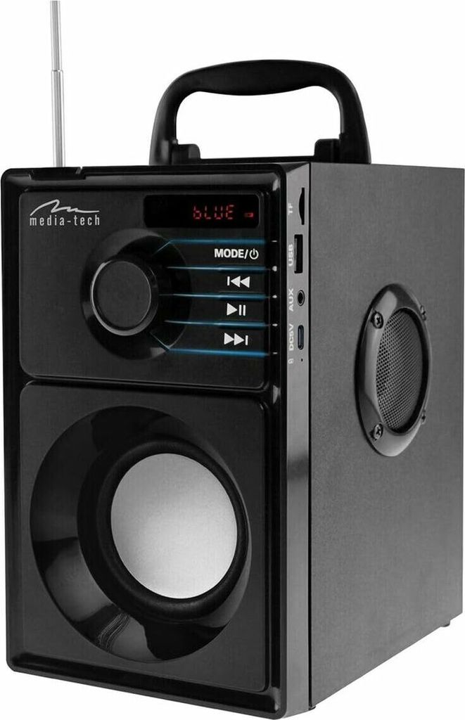 Media-Tech BOOMBOX BT Portable Stereo Speaker Black - Obrázek produktu 