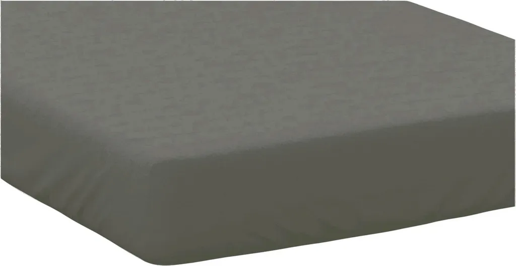 Drap-housse pour Matelas Épais - Percale de Coton Gris Lit 2 Places - 3