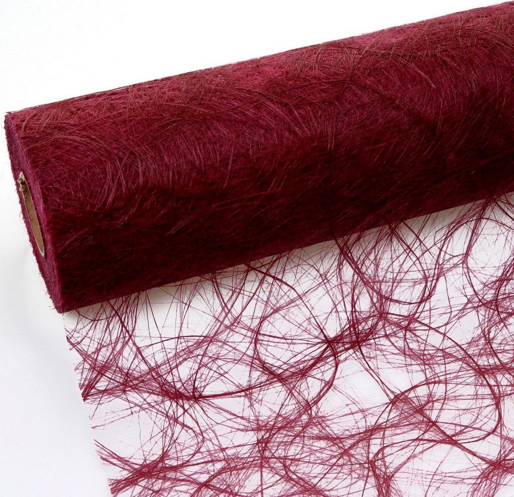 Sizoweb Tischband bordeaux 20 cm Rolle 25 Meter - 64 011-R 200