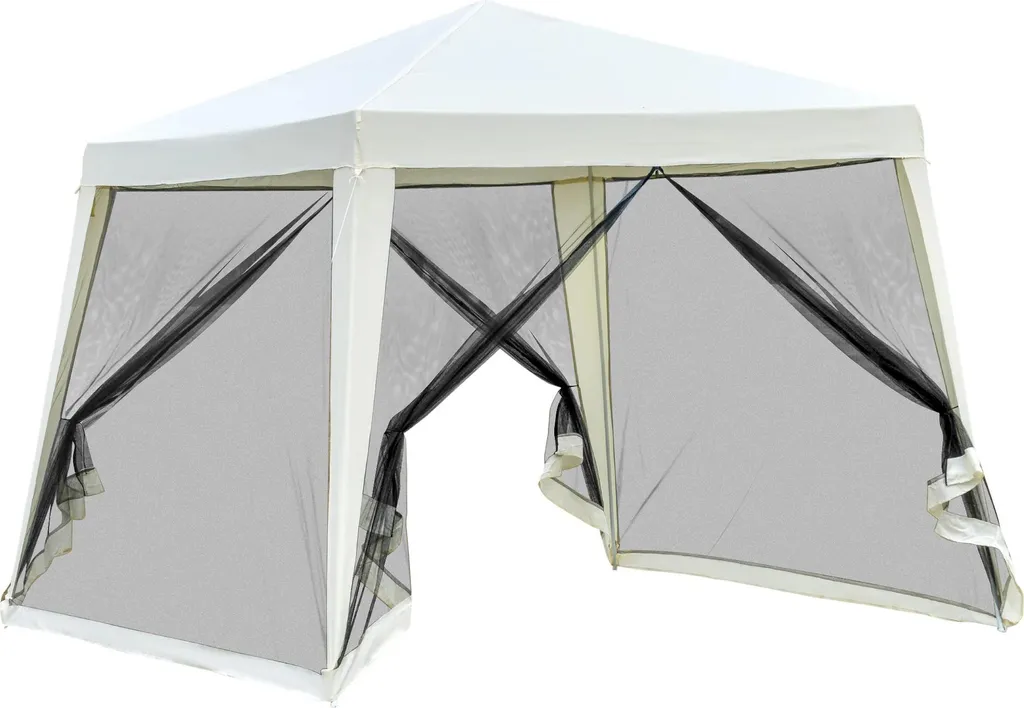 Tente de jardin anti-moustique avec armature solide montage rapide 3m