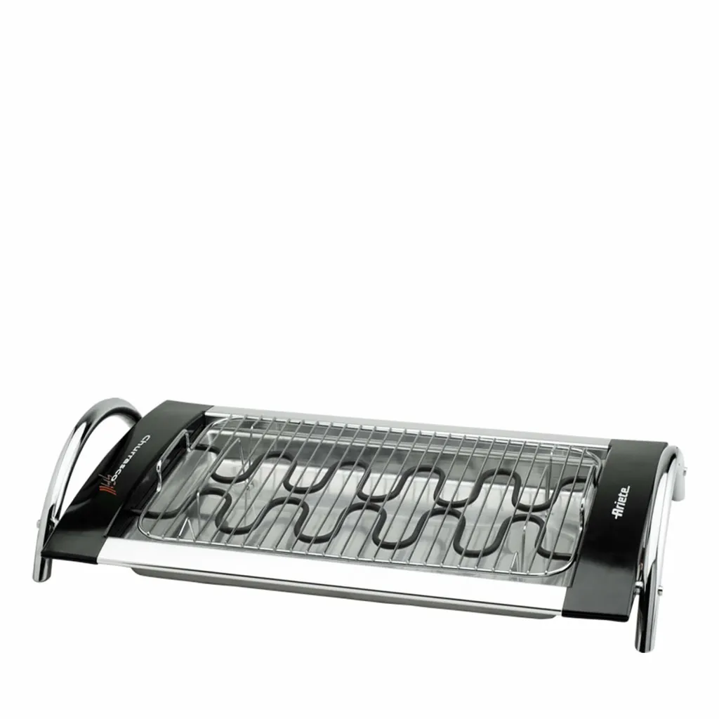 Gril Électrique Puissant 2000W Ariete 732 avec Thermostat de 60 à 250°