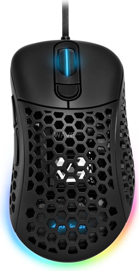 Sharkoon Light² 200 - rechts - Optisch - USB Typ-A - 16000 DPI - Schwarz