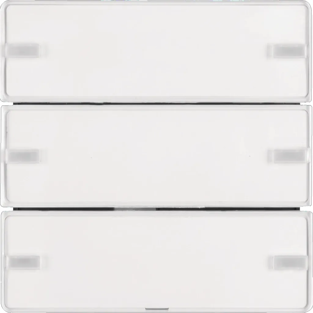 Berker KNX Q.x Capteur Tactile Triple Confort Blanc Polaire Velours 1 pc