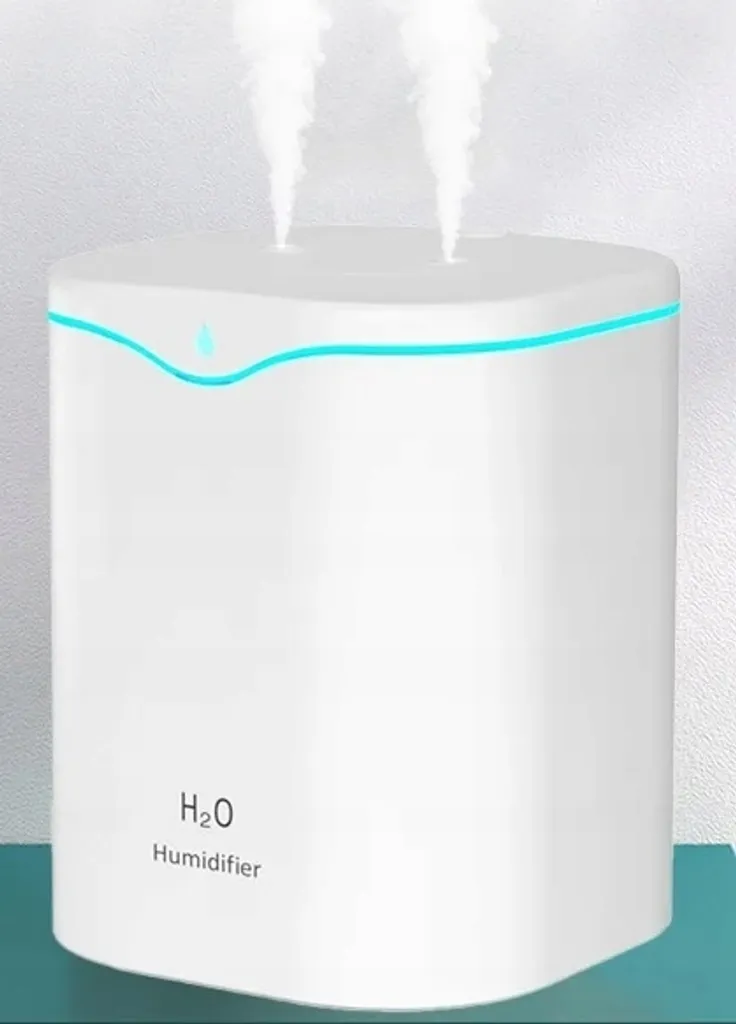 Humidificateur diffuseur 2L lampe d'aromathérapie puissante blanche