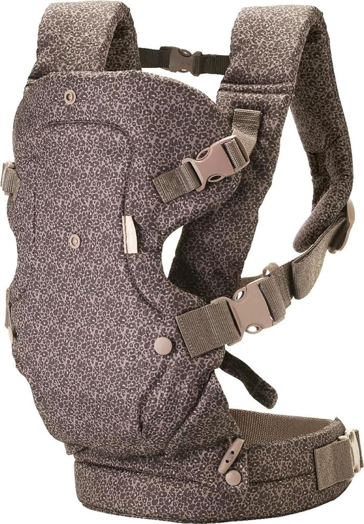 Flip 4-in-1-Convertible Babytrage, Leopardenmuster