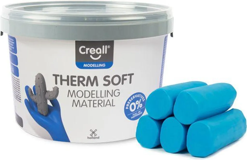 Pâte à modeler souple bleue Creall - Loisir créatif enfant - 2 kg