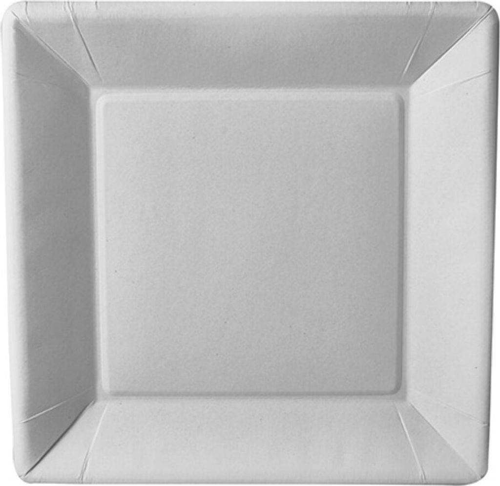 Assiette en carton PAPSTAR "pure" carrée, 225 x 225 x 18 Image du produit 