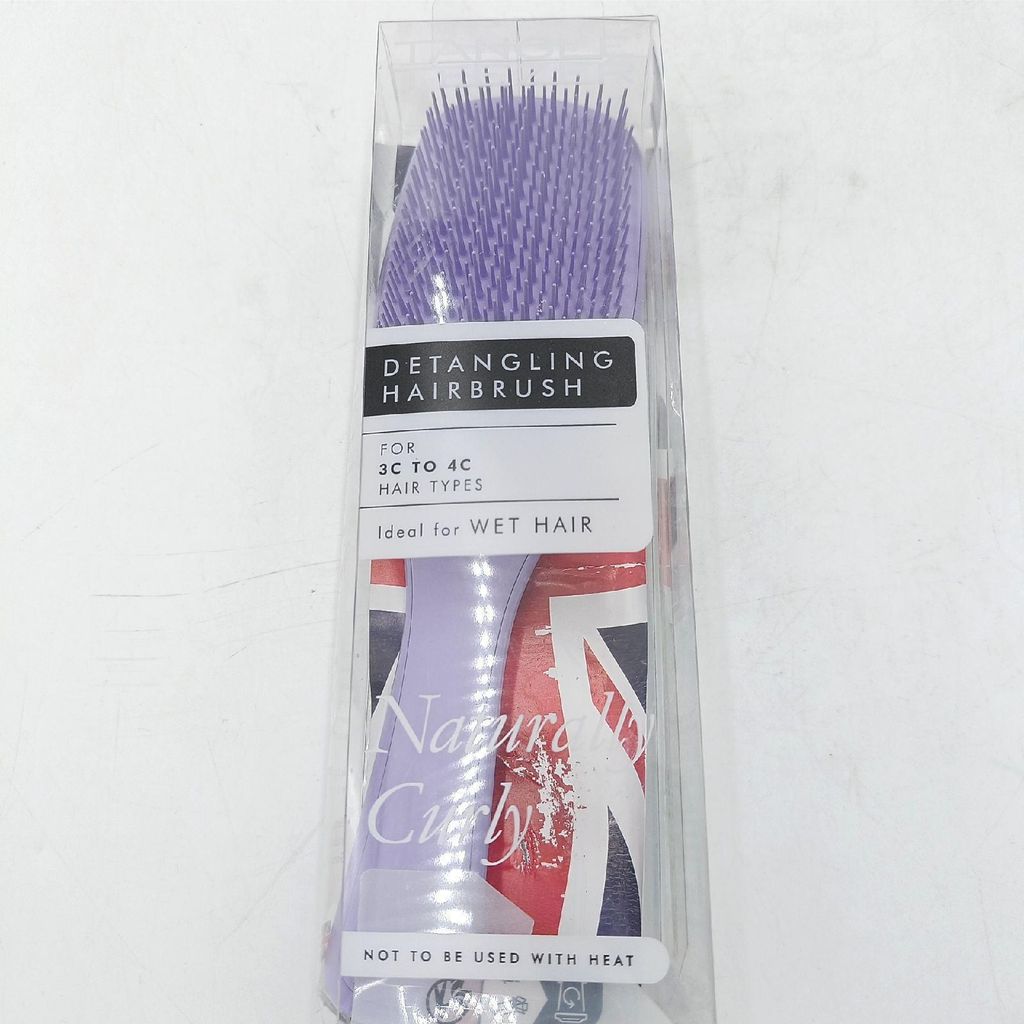 Tangle Teezer Haarbürste Haarpflege Natürlich lockig Entwirrende Bürste für 3C bis 4C Haartyp Lila