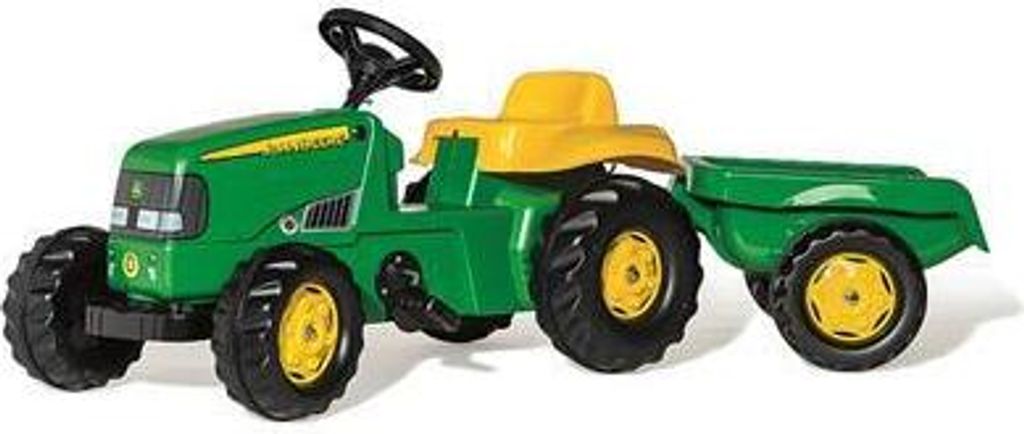 RollyToys Šlapací traktor John Deere s přívěsem, děti 2,5-5 Obrázek produktu 