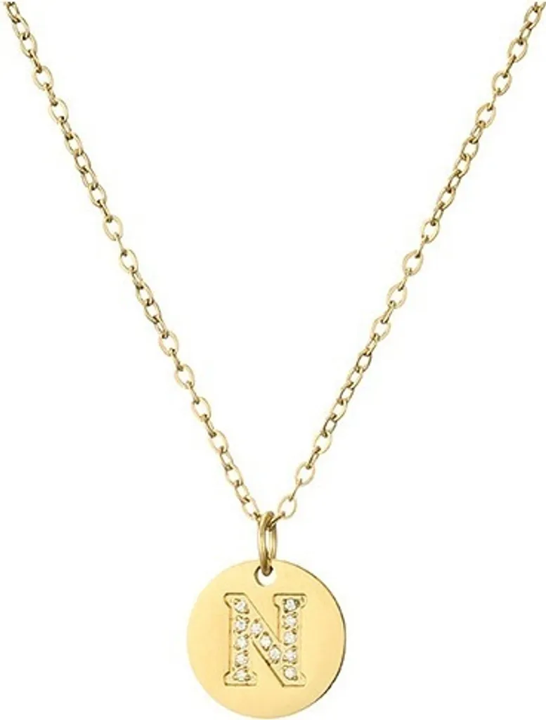 Collana Abeceda N in Oro - Eleganza e Stile Quotidiano KP21220