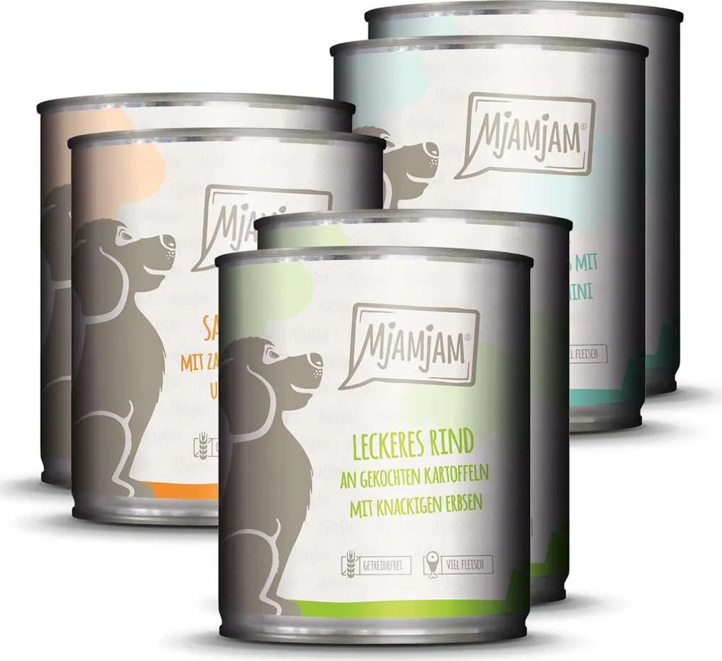 Mjamjam 800gx6 Confezione mista I Dog