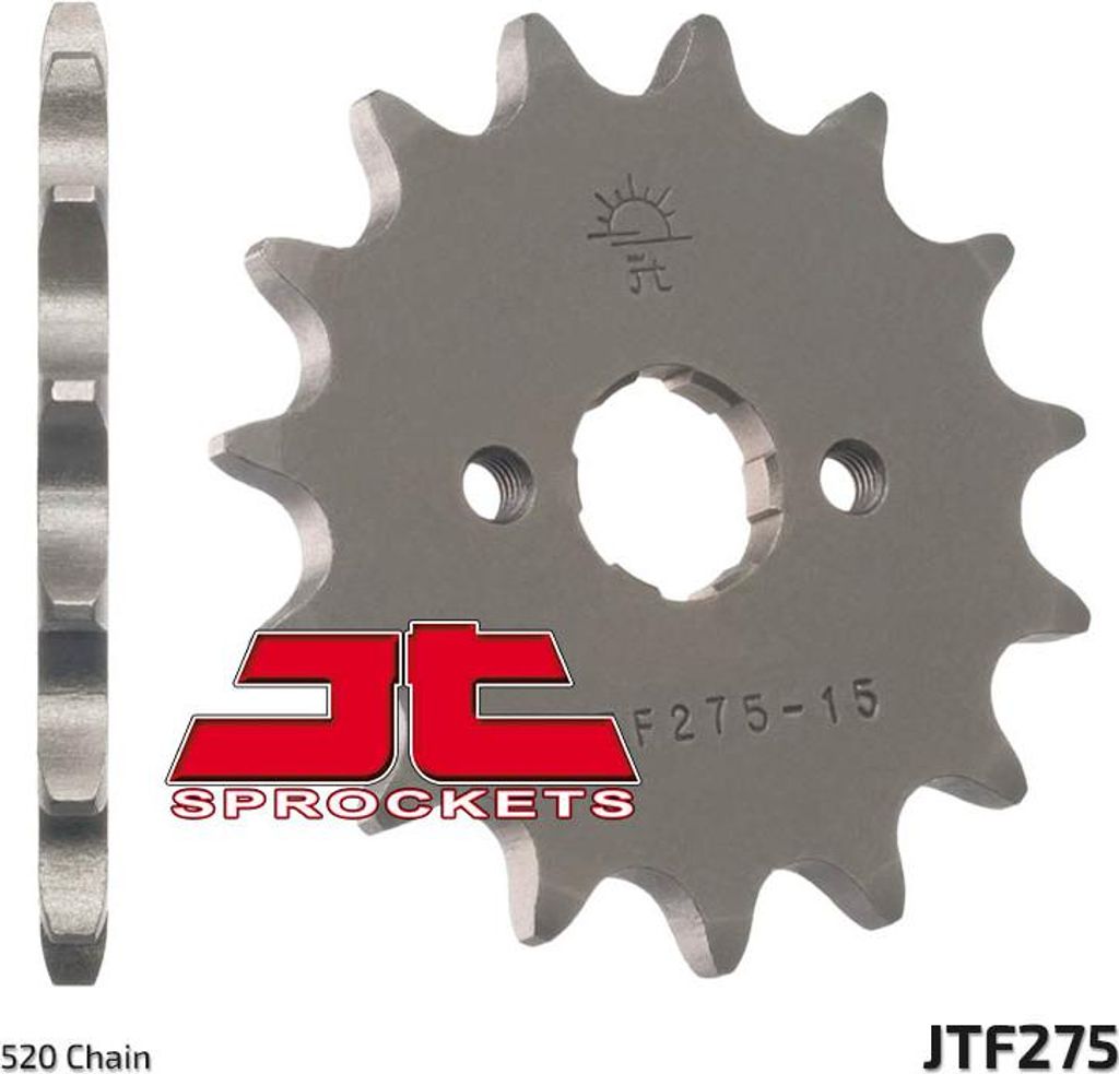 Jt Vorderes Ritzel 275 15 Für Honda Cb 175 '74-76', Xl 175 '77', Cb 200 T '74-79' (27515Jt) (Kette 520)