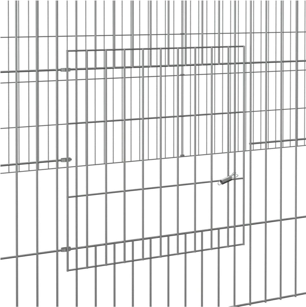 vidaXL klietka pre králiky 2 panely 220x110x55 cm Obrázok produktu 6