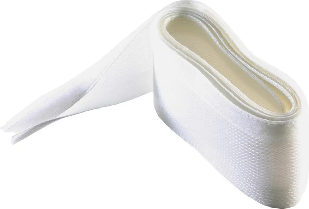 Organiseur de Câbles S/CONN Flexible avec Velcro Blanc pour Bureau et PC