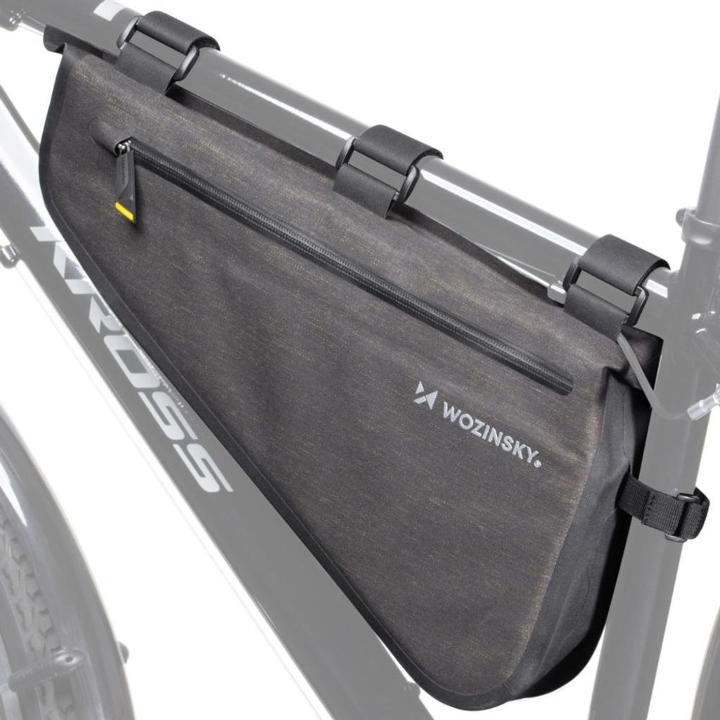 Fietszak onder het frame, 3,5 liter, grijs Productafbeelding 